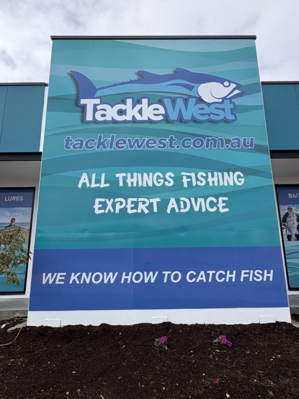Commercial building signage and fascia graphics Perth